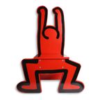 Keith Haring Kinderstoel / Decoratief Object Rood (nieuw!) thumbnail 6