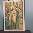 Religieuze Dubbelzijdige Antieke Schoolposters thumbnail 3