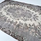 Beige Bruin Vintage Yuruk Vloerkleed 265 X 170 Cm thumbnail 4