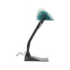 Art Deco Bureaulamp Notarislamp Erpe Model 52 Bauhaus Groen Emaille thumbnail 10