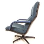 Artifort Swivel Chair Blue | F154 Geoffrey Harcourt Bureau thumbnail 3