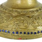 Prachtige Vintage Houten Offerschaal Bladgoud Verguld Birma 49Cm thumbnail 13