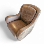 2 X Natuzzi Lounge Chairs / Leather / 1980s thumbnail 11