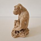 C Evers Vintage Beeld Aap Sculptuur thumbnail 11