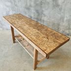 Oude Werkbank Werktafel Sidetable Badkamermeubel 55X170 Cm thumbnail 11