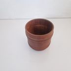 Vintage Mid-Century Awara Sweden Teak Penselen Pot thumbnail 3