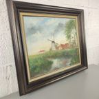 Georges Tahon - Schilderij - St-Karelsmolen De Moeren thumbnail 7