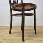 Antieke Art Nouveau Weense Jakob En Josef Kohn Stoel (thonet Stijl) Antique Webbing Chair thumbnail 14
