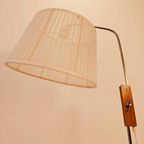 Vintage Deens Design Vloerlamp, Retro Jaren 60, Teak Hout thumbnail 8