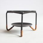 Teapot Stand In Rattan And Steel By Laurids Lonborg Denmark 1950S thumbnail 11