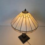 Grote Art Deco Stijl Tifanny Lamp thumbnail 3