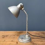 Zilvergrijze Bauhaus Bureaulamp thumbnail 15