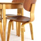 Cees Braakman Voor Pastoe Eetkamerset Tb35 Eettafel + Sb02 6 Eetkamerstoelen thumbnail 15