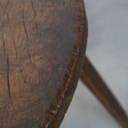 Geweldige Antieke Engelse Cricket Table Uit De 18e Eeuw thumbnail 7