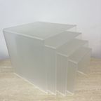 Set Of 4 Lucite Nesting Tables , 1970S thumbnail 15