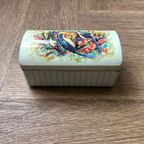 Vintage Blik Vogels/Bloemen Douwe Egberts thumbnail 5