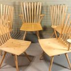 Set Van 5 Deens Design 'mikado' Stoelen, Kvist thumbnail 15