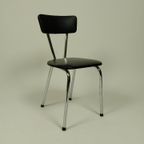4 X Vintage Stoelen In Skai Leer, Jaren 60 - 80 thumbnail 4