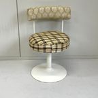 Vintage Toilettafel Stoel Space Age Kaptafel Kruk thumbnail 3