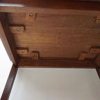 Art Deco/nouveau Bijzettafel In Mahoniehout thumbnail 10