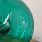 Vintage Ikea Stockholm Vaas Groene Glazen Vaas thumbnail 2