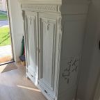 Vintage Brocante Houten Kleding Kast thumbnail 2
