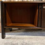 Brutalist Dressoir. Seventies. Palissander. Schuifdeuren. thumbnail 8