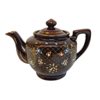 Vintage Handpainted Theepot Buckingham | Kerst thumbnail 4