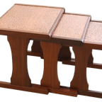 Vintage Set Nesting Tables Mimiset Tafeltjes 'birstall' thumbnail 5