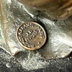Bronzen Beeldje Op Marmeren Voet. thumbnail 3