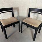 6X Vintage 1970’S Brutalist Eetkamerstoelen thumbnail 7