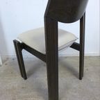 Prachtigeset Van 6 Brutalist Stoelen En Eettafel thumbnail 10