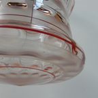 Art Deco Hanglamp Met Roze Glazen Kap thumbnail 15