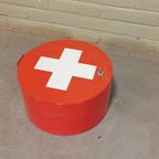 Metalen Medicijnkastje, Rood En Wit thumbnail 9