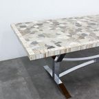 Berthold Müller 60’s Granieten Mozaïek Salontafel thumbnail 6