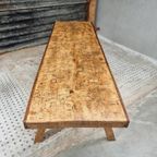 Oude Werktafel Eettafel Tuintafel 55 X 170 Cm thumbnail 6