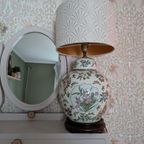 Gemberpot Tafellamp Met Bloemen thumbnail 2