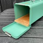 Vintage Koek Blik Mint Groen thumbnail 5