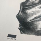 Uknown, Lady With Fan, Monochrom (Black And  White) thumbnail 8