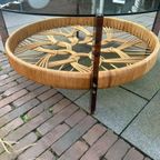 Rattan En Glazen Coffeetable thumbnail 5