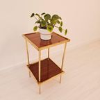 Vintage Bijzettafel, Mid-Century Plantentafel, Retro 1960S thumbnail 12