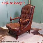 Elegante Vintage Leren Fauteuil Uit 1963 thumbnail 12