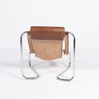 Vintage Sculptural Italian Design Sling Lounge Chair, 1970’S thumbnail 8