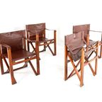 Folding Safari Chair Fauteuil Stoel | 4 Op Voorraad Vintage thumbnail 10