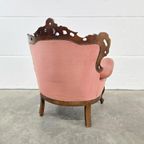 Vintage Barok Fauteuil / Éénzit / Retro Stoel thumbnail 5
