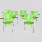 Serie 7 3207 Stoelen Van Arne Jacobsen Voor Fritz Hansen thumbnail 5