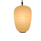 Stilnovo Stijl - Attr. Bruno Chiarini - Pendant - Messing - Opaalglas - Italie - 60'S thumbnail 2