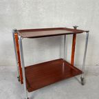 Vintage Plooibare Serveertafel – Trolley thumbnail 3