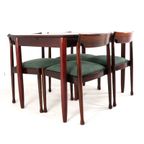 Set Van 4 Palissander Stoelen + Eettafel Eetset Vintage thumbnail 8