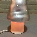 Vintage Heico Mushroom Lamp, Zilver thumbnail 3